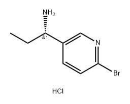 (S)-1-(6-bromopyridin-3-yl)propan-1-amine  DIHYDRICHLIRIDE Struktur