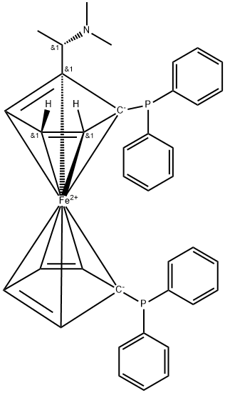 (+)-(S)-(R)-BPPFA Struktur