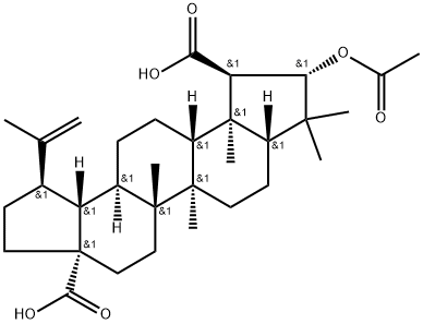 Ceathic acid acetate Struktur