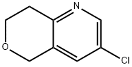 3-chloro-7,8-dihydro-5H-pyrano[4,3-b]pyridine Struktur