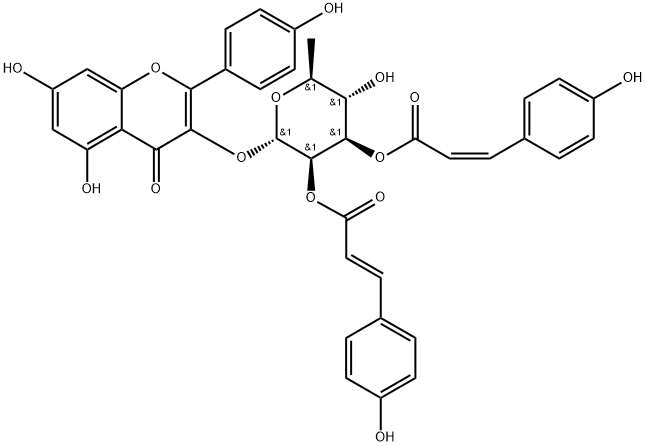 E,Z-Platanoside Struktur