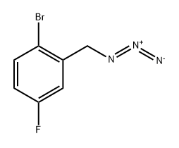 Benzene, 2-(azidomethyl)-1-bromo-4-fluoro- Struktur