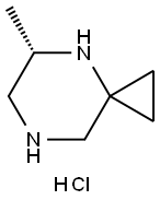 (S)-5-Methyl-4,7-diazaspiro[2.5]octane dihydrochloride Struktur