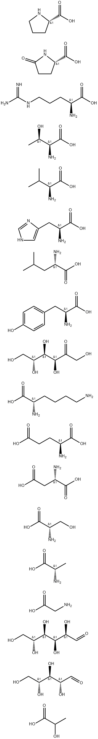 POLYAMINO SUGAR CONDENSATE Struktur