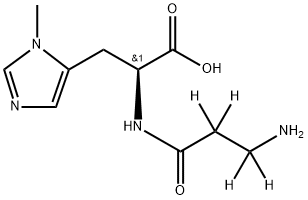 L-Anserine-d4 (N-β-alanyl-d4) Struktur