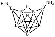 Decaborane(12), 6,9-diammine- Struktur