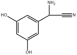 Benzeneacetonitrile, α-amino-3,5-dihydroxy- Struktur