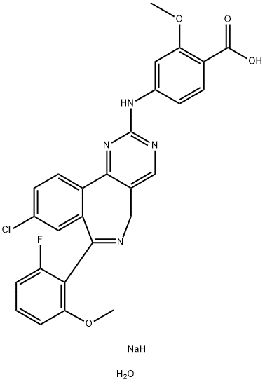 Alisertib sodium Struktur