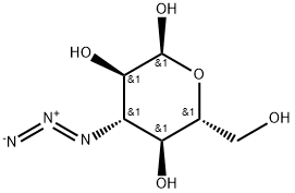 α-D-Glucopyranose, 3-azido-3-deoxy- Struktur