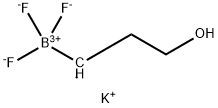 Borate(1-), trifluoro(3-hydroxypropyl)-, potassium (1:1), (T-4)- Struktur