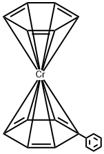 Benzenebiphenylchromium Struktur