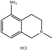 2-Methyl-1,2,3,4-tetrahydroisoquinolin-5-amine hydrochloride Struktur