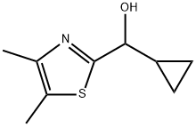 2-Thiazolemethanol, α-cyclopropyl-4,5-dimethyl- Struktur