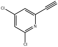 2,4-Dichloro-6-ethynylpyridine Struktur