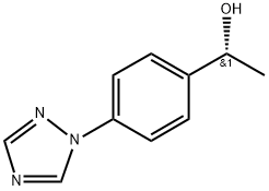 Benzenemethanol, α-methyl-4-(1H-1,2,4-triazol-1-yl)-, (αR)- Struktur