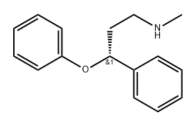 Benzenepropanamine, N-methyl-γ-phenoxy-, (γR)- Struktur