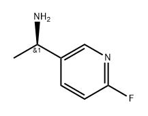 3-Pyridinemethanamine, 6-fluoro-α-methyl-, (αR)- Struktur