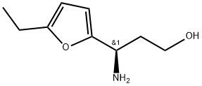 (R)-3-amino-3-(5-ethylfuran-2-yl)propan-1-ol Struktur