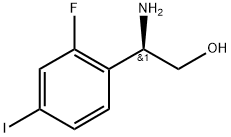 (2R)-2-amino-2-(2-fluoro-4-iodophenyl)ethanol Struktur