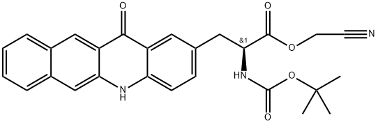 Boc-Ala-(2-Bacd)-Och2-Cn Struktur