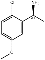 (1S)-1-(2-chloro-5-methoxyphenyl)ethan-1-amine Struktur