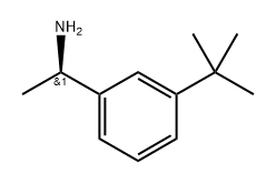 Benzenemethanamine, 3-(1,1-dimethylethyl)-α-methyl-, (αR)- Struktur