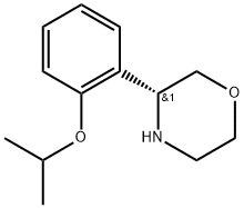 (R)-3-(2-isopropoxyphenyl)morpholine Struktur