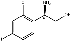 (2R)-2-amino-2-(2-chloro-4-iodophenyl)ethan-1-ol Struktur