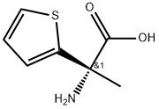 2-Thiopheneacetic acid, α-amino-α-methyl-, (αS)- Struktur