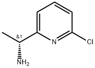 2-Pyridinemethanamine, 6-chloro-α-methyl-, (αR)- Struktur