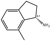 (S)-7-Methyl-2,3-dihydro-1H-inden-1-amine Struktur