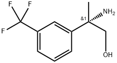 (2S)-2-amino-2-[3-(trifluoromethyl)phenyl]propan-1-ol Struktur