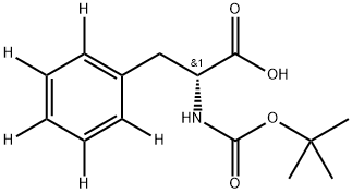 D-Phenyl-ds-alanine-N-t-BOC	 Struktur