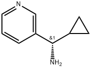 (1S)CYCLOPROPYL-3-PYRIDYLMETHYLAMINE Struktur