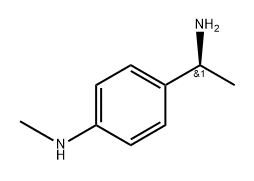 4-[(1S)-1-aminoethyl]-N-methylaniline Struktur