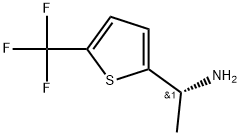 (R)-1-(5-(trifluoromethyl)thiophen-2-yl)ethan-1-amine Struktur