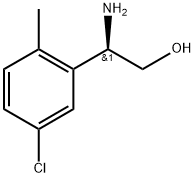 (2R)-2-amino-2-(5-chloro-2-methylphenyl)ethanol Struktur