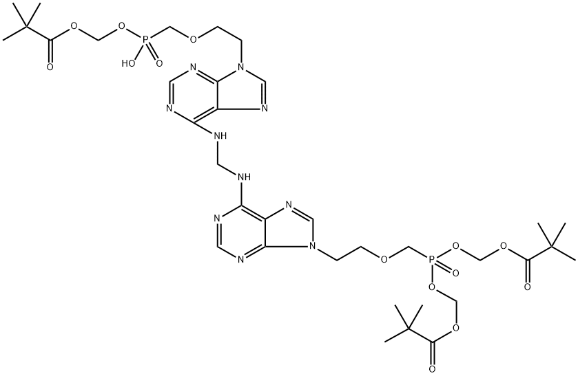 Adefovir Dipivoxil Impurity 23 Struktur