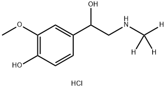 (+/-)-METANEPHRINE-D3 HCL (N-METHYL-D3) Struktur