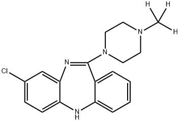 CLOZAPINE-D3 Struktur