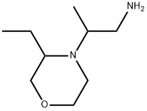 4-Morpholineethanamine, 3-ethyl-β-methyl- Struktur