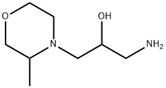 4-Morpholineethanol, α-(aminomethyl)-3-methyl- Struktur