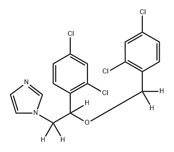 Miconazole-d5 Struktur