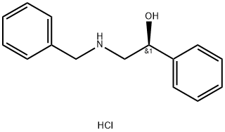 Benzenemethanol, α-[[(phenylmethyl)amino]methyl]-, hydrochloride (1:1), (αS)- Struktur