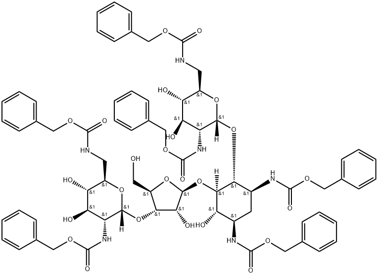 Hexacarboxybenzyl Neomycin C Struktur