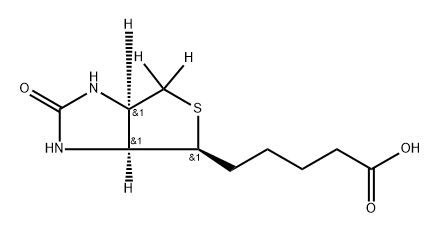 Biotin-[D2] (Vitamin H-[D2]) Struktur