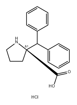 (S)-Alpha-Benzhydryl-ProHCl Struktur