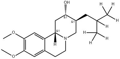 alpha-Hydroxy Tetrabenazine-d7 (trans-Dihydro Tetrabenazine-d7) Struktur