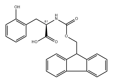 Fmoc-D-Phe(2-OH)-OH Struktur