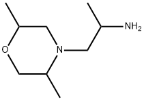 4-Morpholineethanamine, α,2,5-trimethyl- Struktur